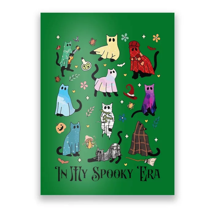 In My Spooky Era Cute Cat Halloween Tay Halloween Gift Poster