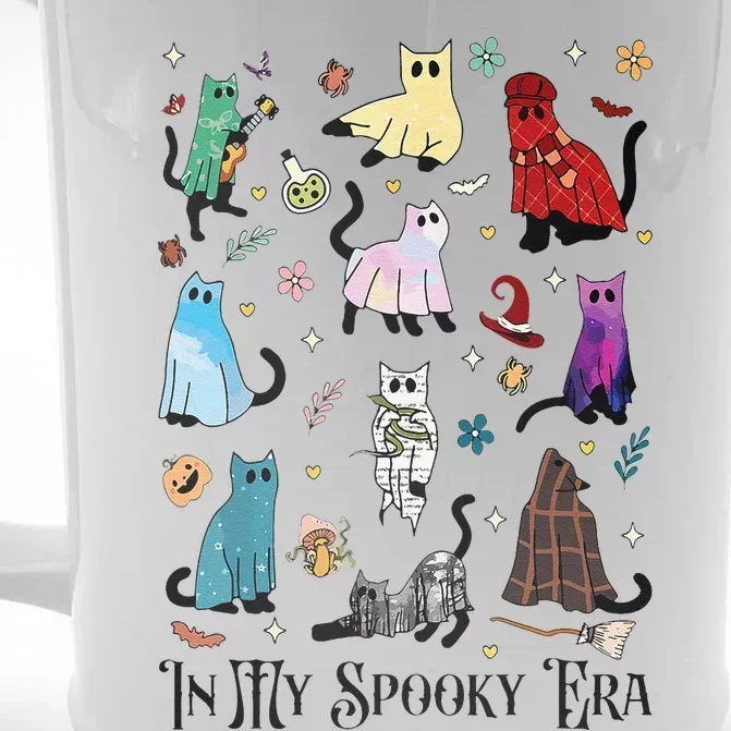 In My Spooky Era Cute Cat Halloween Tay Halloween Gift Front & Back Beer Stein