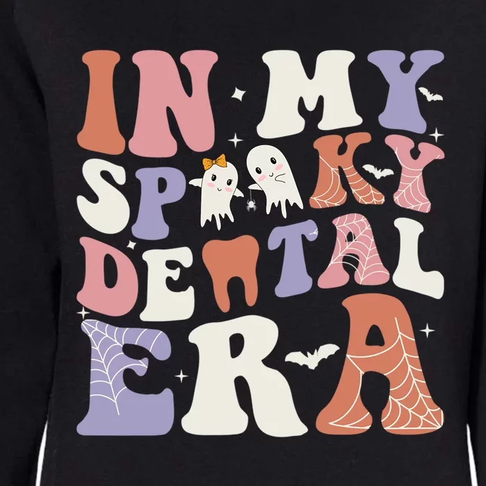 In My Spooky Dental Era Retro Dentist Dental Squad Halloween Funny Gift Womens California Wash Sweatshirt