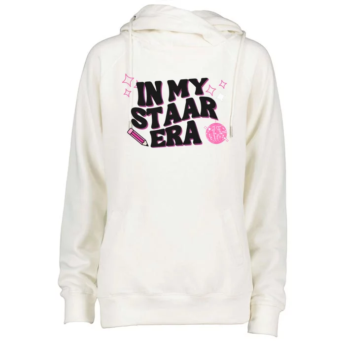 In My Staar Era Teacher Life Womens Funnel Neck Pullover Hood