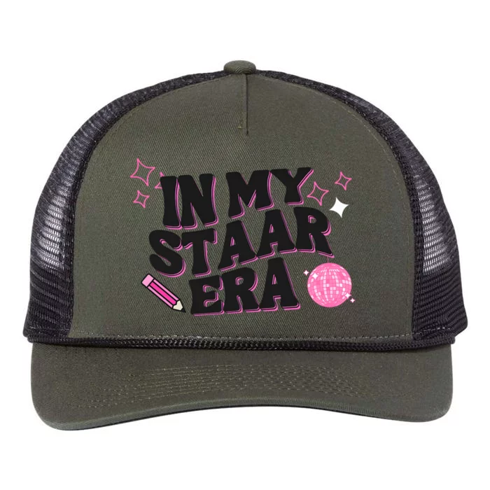 In My Staar Era Teacher Life Retro Rope Trucker Hat Cap