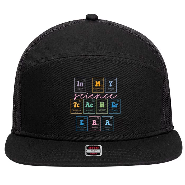 In My Science Teacher Era 7 Panel Mesh Trucker Snapback Hat