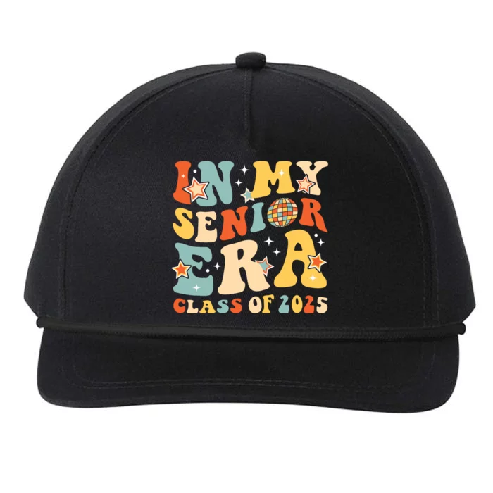 In My Senior Era Class Of 2025 Graduate Senior 2025 Snapback Five-Panel Rope Hat