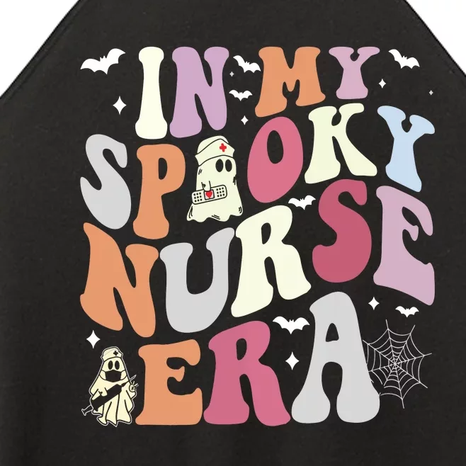 In My Spooky Nurse Era Halloween Groovy Witchy Spooky Nurse Women’s Perfect Tri Rocker Tank