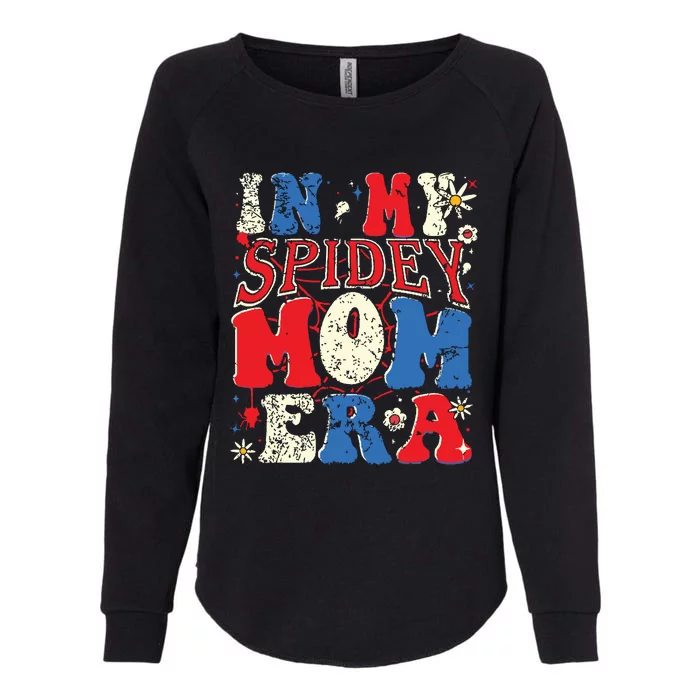 In My Spidey Mom Era Womens California Wash Sweatshirt