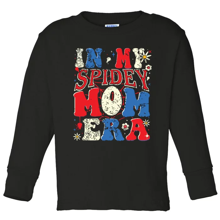 In My Spidey Mom Era Toddler Long Sleeve Shirt