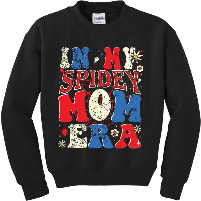 In My Spidey Mom Era Kids Sweatshirt