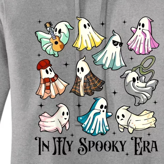 In My Spooky Era Music Lover Cute Ghost Halloween Costume Women's Pullover Hoodie