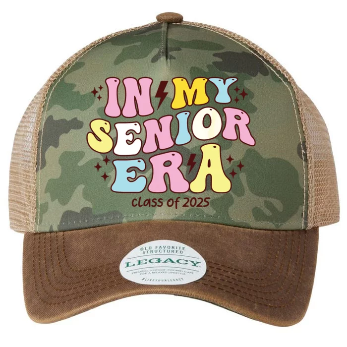 In My Senior Era Class Of 2025 Groovy Senior 2025 Legacy Tie Dye Trucker Hat