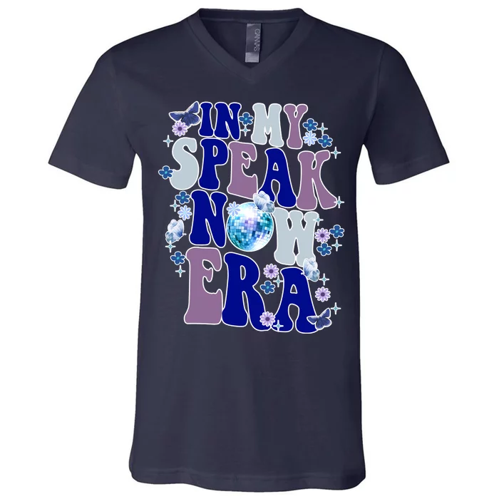 In My Speak Now Era Cute Gift Disco V-Neck T-Shirt