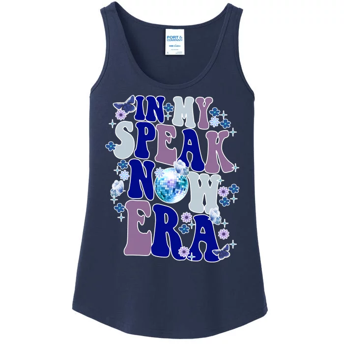 In My Speak Now Era Cute Gift Disco Ladies Essential Tank