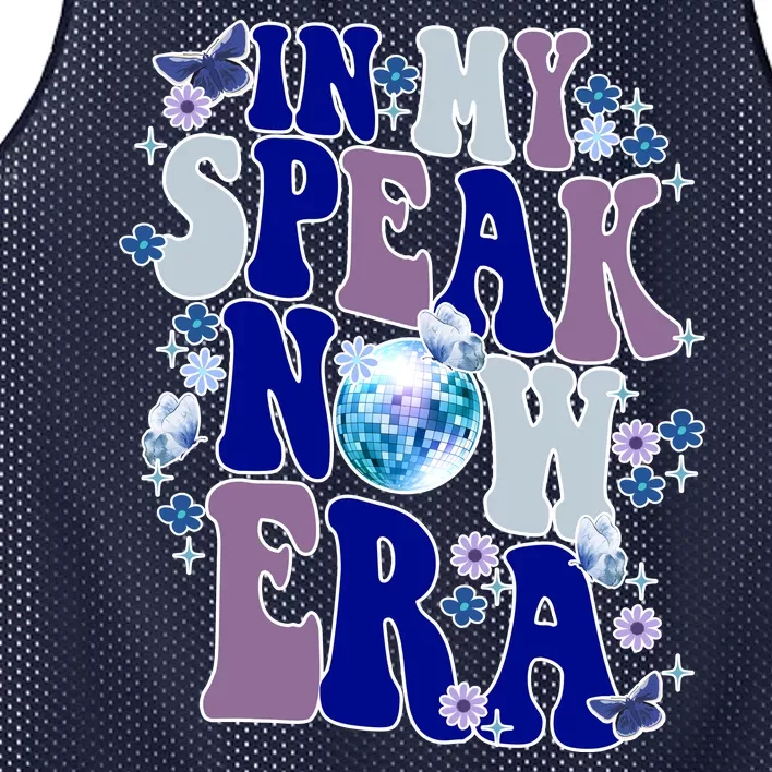 In My Speak Now Era Cute Gift Disco Mesh Reversible Basketball Jersey Tank