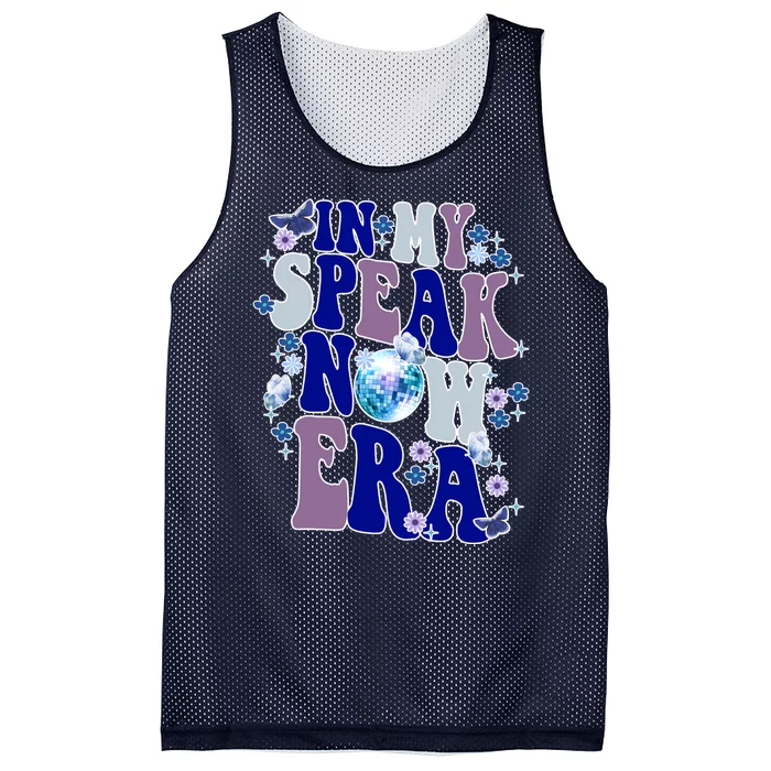 In My Speak Now Era Cute Gift Disco Mesh Reversible Basketball Jersey Tank