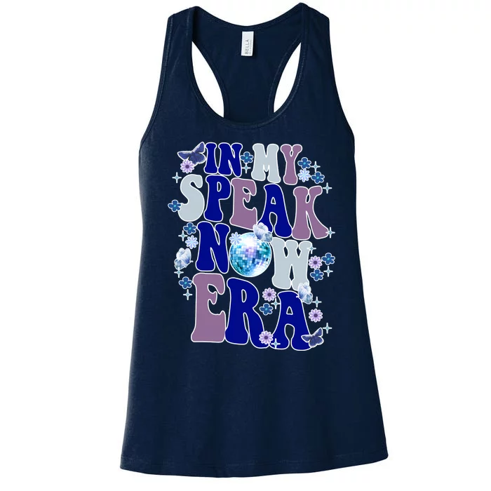 In My Speak Now Era Cute Gift Disco Women's Racerback Tank