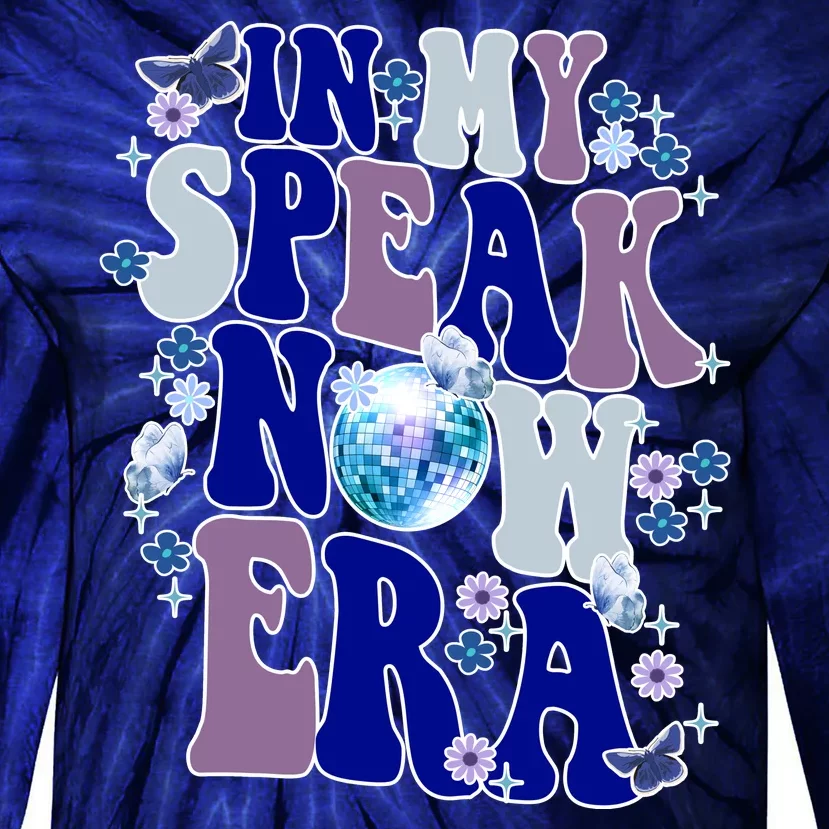 In My Speak Now Era Cute Gift Disco Tie-Dye Long Sleeve Shirt