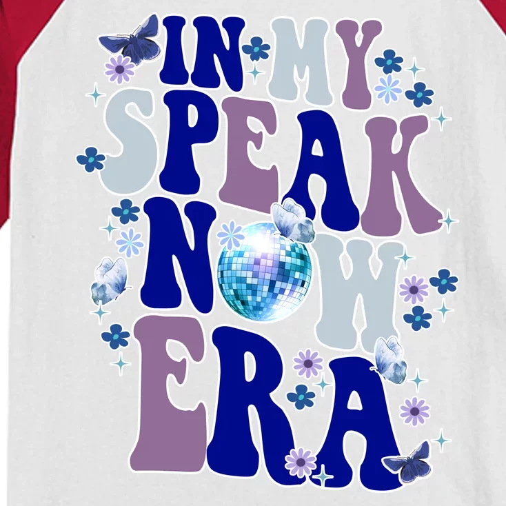 In My Speak Now Era Cute Gift Disco Kids Colorblock Raglan Jersey