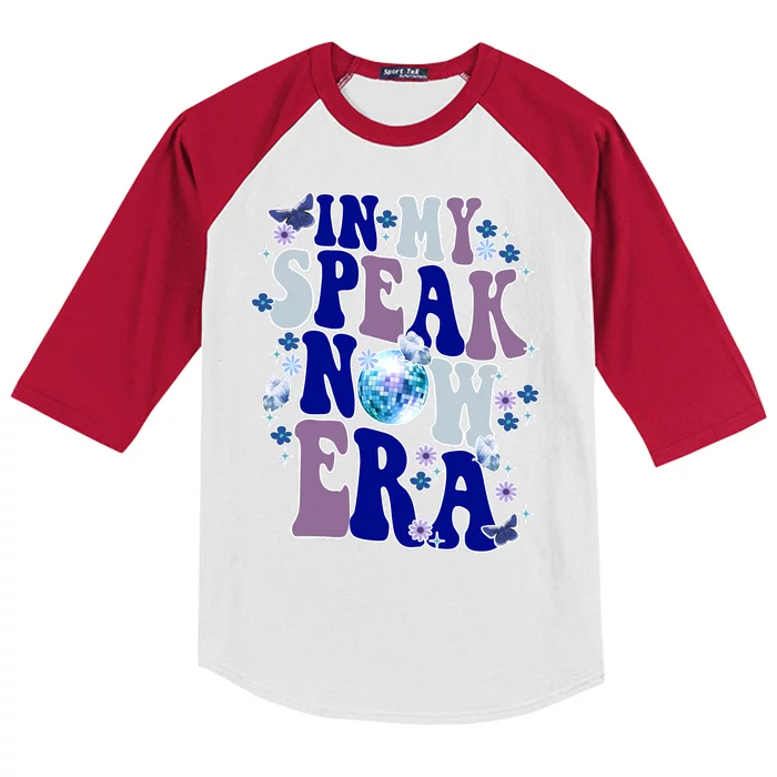 In My Speak Now Era Cute Gift Disco Kids Colorblock Raglan Jersey