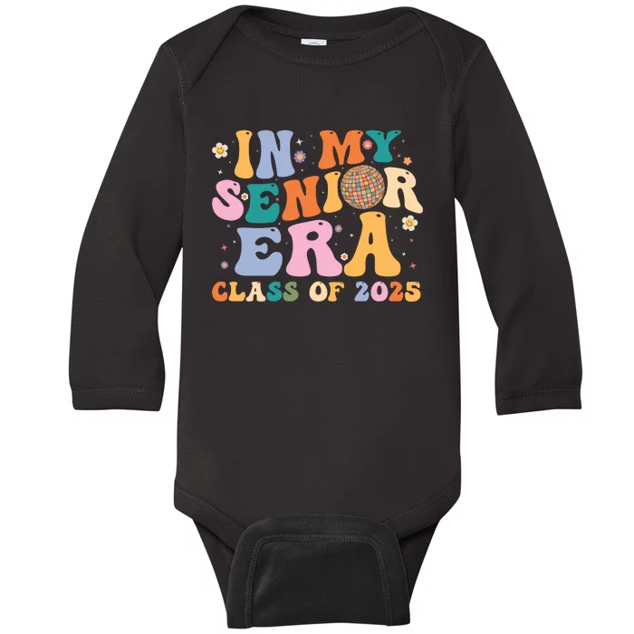 In My Senior Era Class Of 2025 High School Graduation 2025 Hoodie Baby Long Sleeve Bodysuit