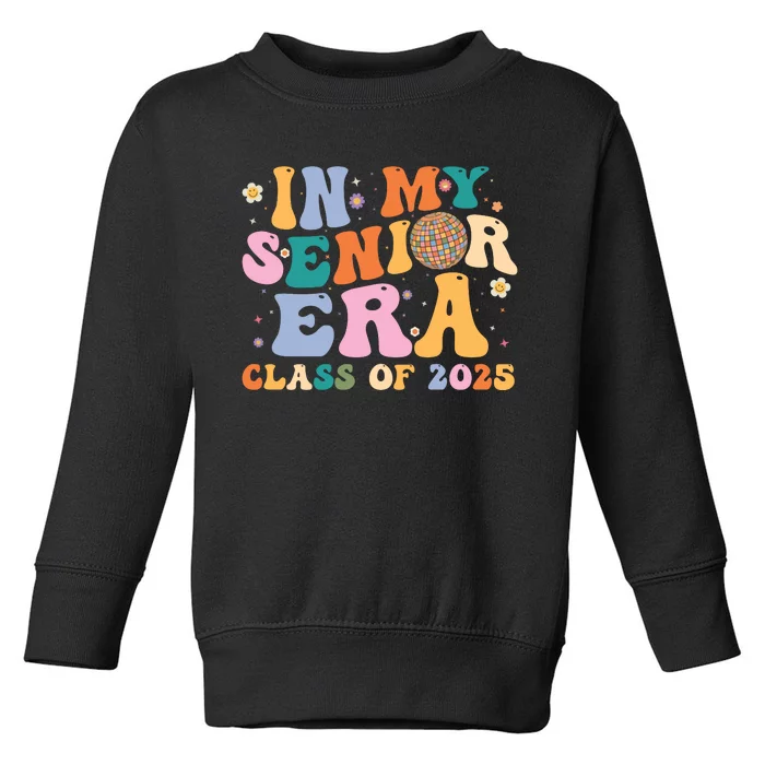 In My Senior Era Class Of 2025 High School Graduation 2025 Hoodie Toddler Sweatshirt