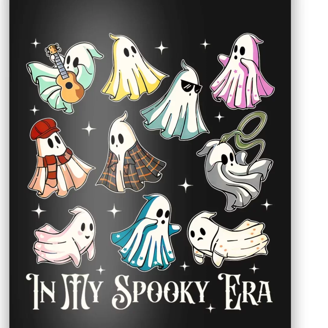 In My Spooky Era Music Lover Cute Ghost Halloween Costume Poster