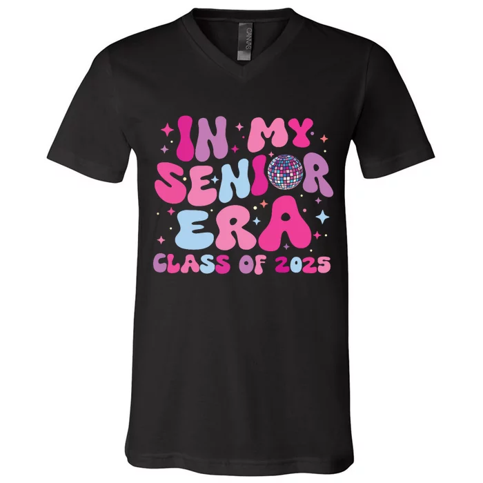 In My Senior Era Class Of 2025 Senior 2025 V-Neck T-Shirt