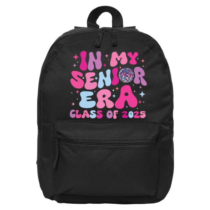 In My Senior Era Class Of 2025 Senior 2025 16 in Basic Backpack