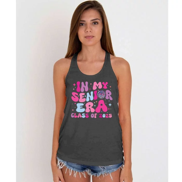 In My Senior Era Class Of 2025 Senior 2025 Women's Knotted Racerback Tank