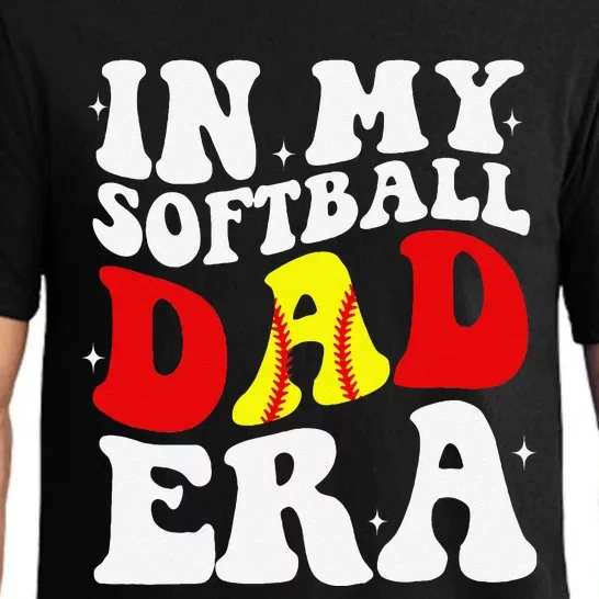 In My Softball Dad Era Softball Dad Pajama Set