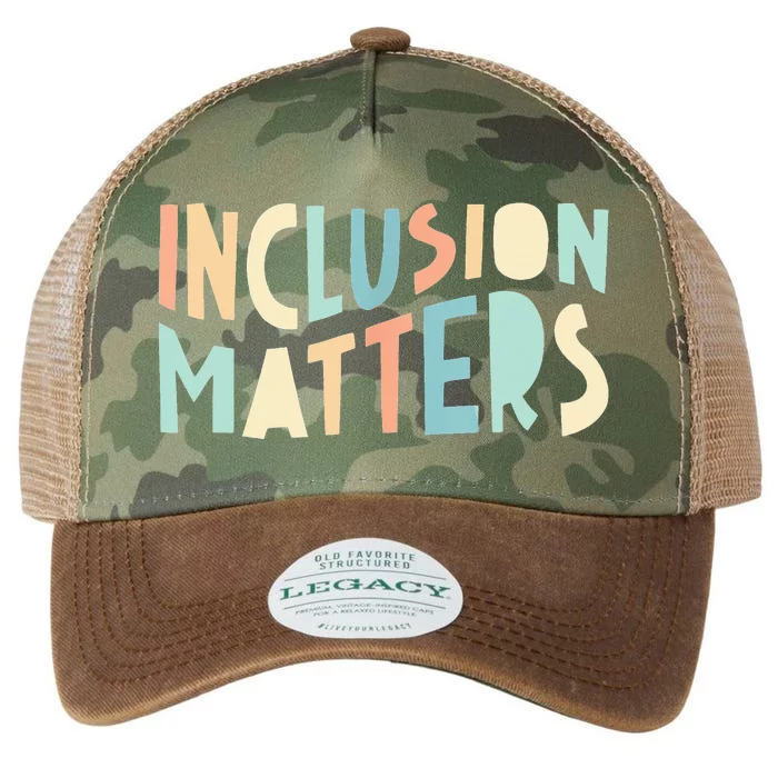 Inclusion Matters Special Education Autism Teacher Legacy Tie Dye Trucker Hat