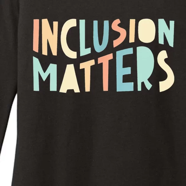 Inclusion Matters Special Education Autism Teacher Womens CVC Long Sleeve Shirt