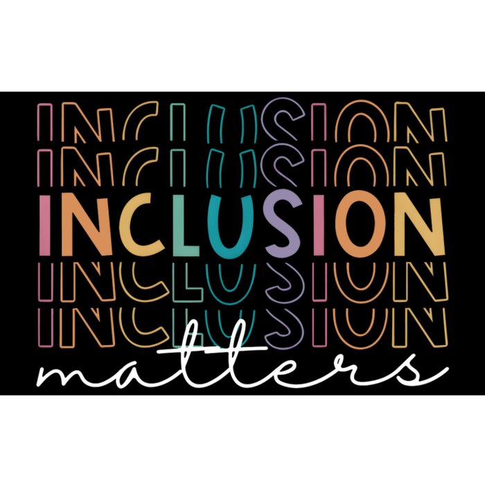 Inclusion Matters Special Education Teacher Sped Autism Bumper Sticker