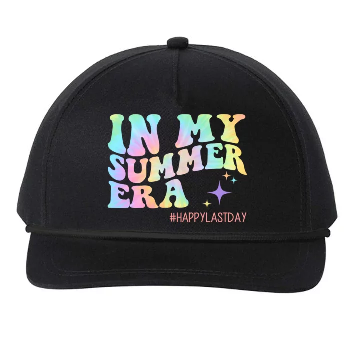 In My Summer Era Happy Last Day Of School Snapback Five-Panel Rope Hat