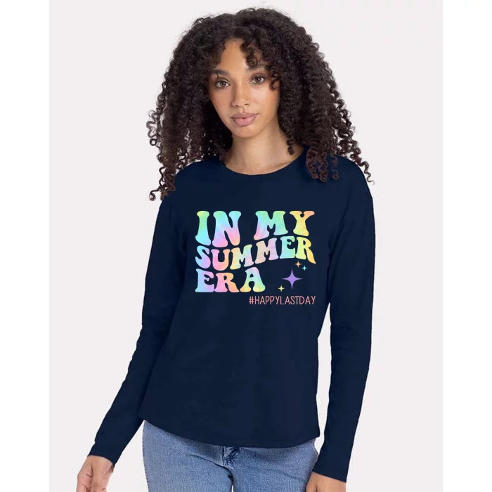 In My Summer Era Happy Last Day Of School Womens Cotton Relaxed Long Sleeve T-Shirt