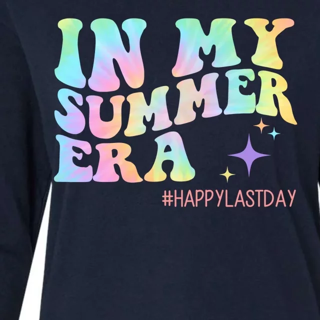 In My Summer Era Happy Last Day Of School Womens Cotton Relaxed Long Sleeve T-Shirt