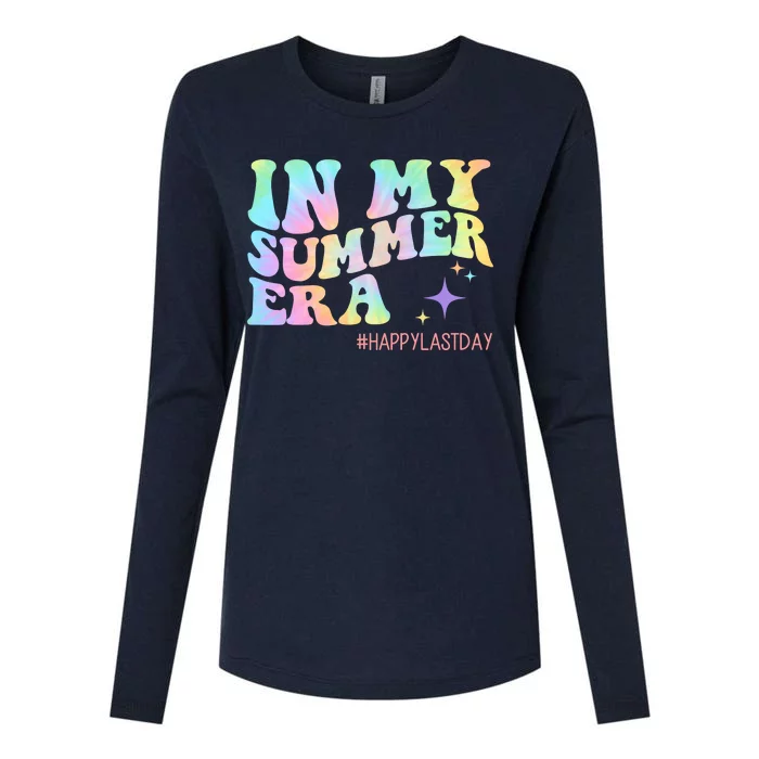 In My Summer Era Happy Last Day Of School Womens Cotton Relaxed Long Sleeve T-Shirt