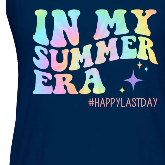 In My Summer Era Happy Last Day Of School Ladies Essential Flowy Tank