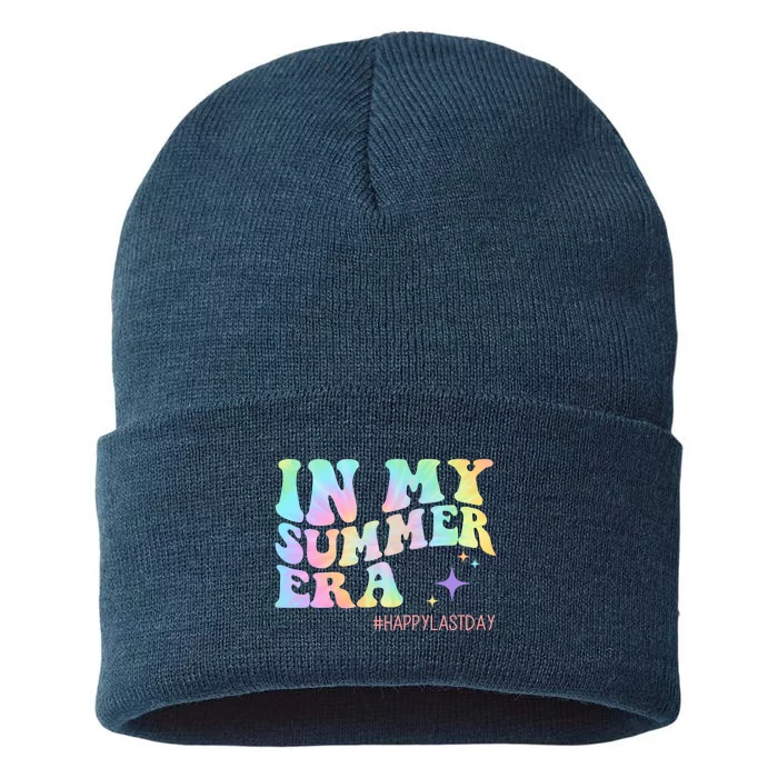 In My Summer Era Happy Last Day Of School Sustainable Knit Beanie