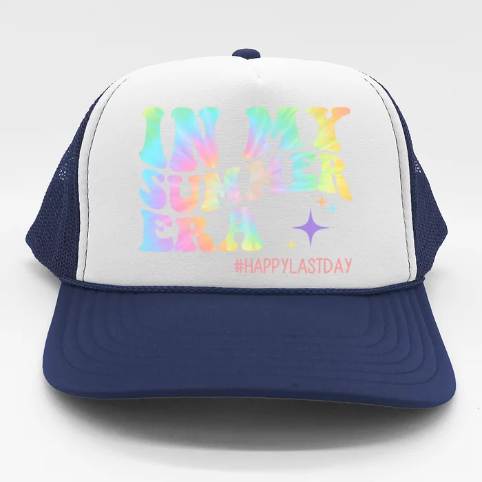 In My Summer Era Happy Last Day Of School Trucker Hat