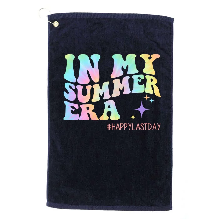 In My Summer Era Happy Last Day Of School Platinum Collection Golf Towel