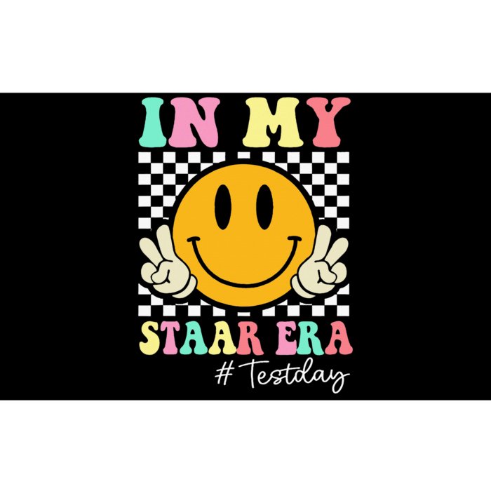 In My Staar Era Retro Smile Teacher Testing Test Day Bumper Sticker