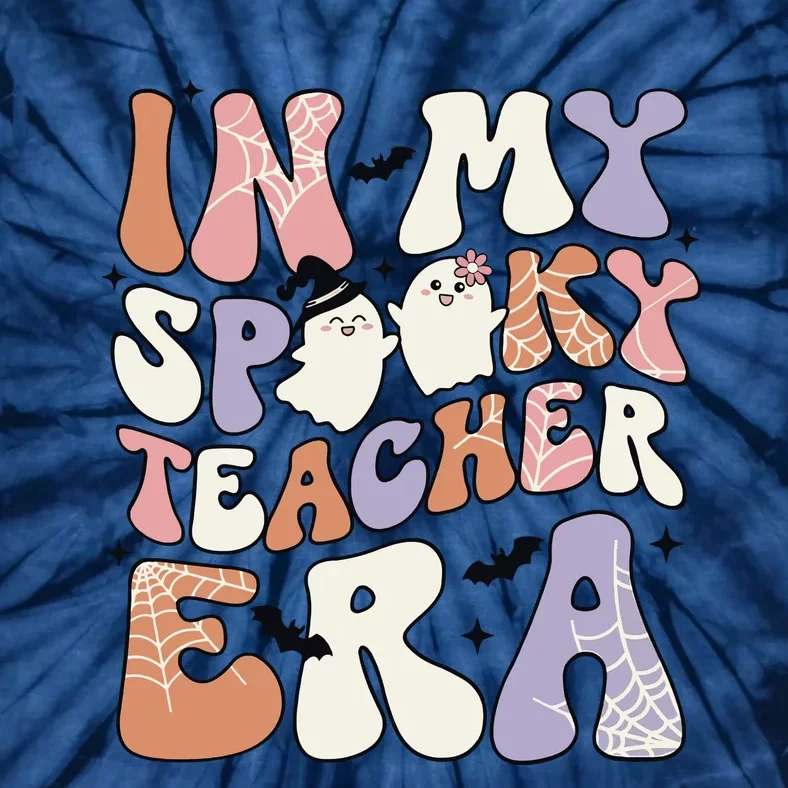 In My Spooky Teacher Era Halloween Costume Tie-Dye T-Shirt