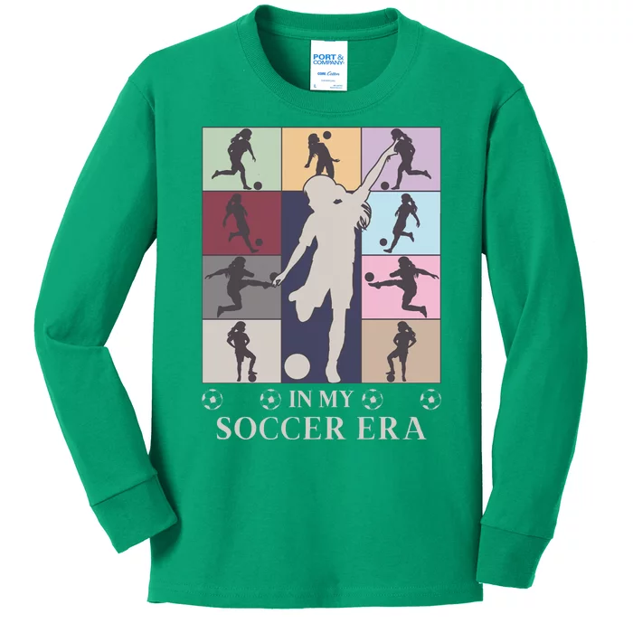 In My Soccer Era Kids Long Sleeve Shirt