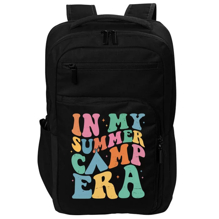 In My Summer Camp Era Retro Groovy Impact Tech Backpack