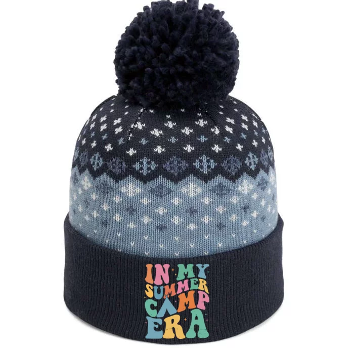 In My Summer Camp Era Retro Groovy The Baniff Cuffed Pom Beanie