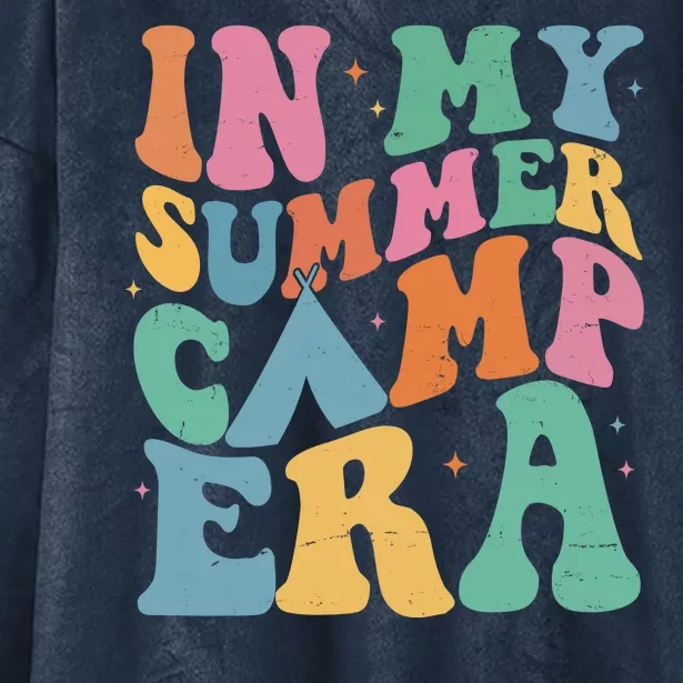 In My Summer Camp Era Retro Groovy Hooded Wearable Blanket