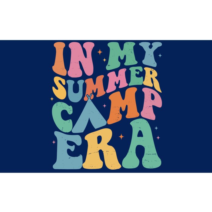 In My Summer Camp Era Retro Groovy Bumper Sticker