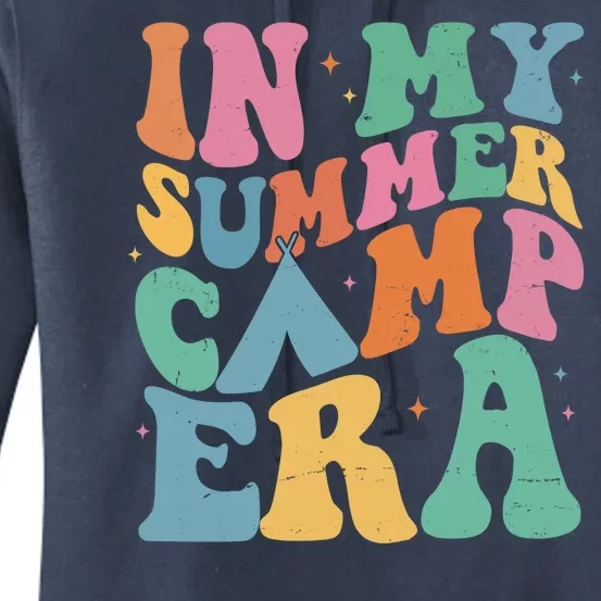 In My Summer Camp Era Retro Groovy Women's Pullover Hoodie