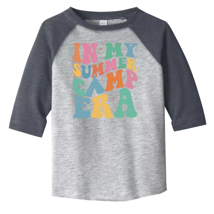 In My Summer Camp Era Retro Groovy Toddler Fine Jersey T-Shirt