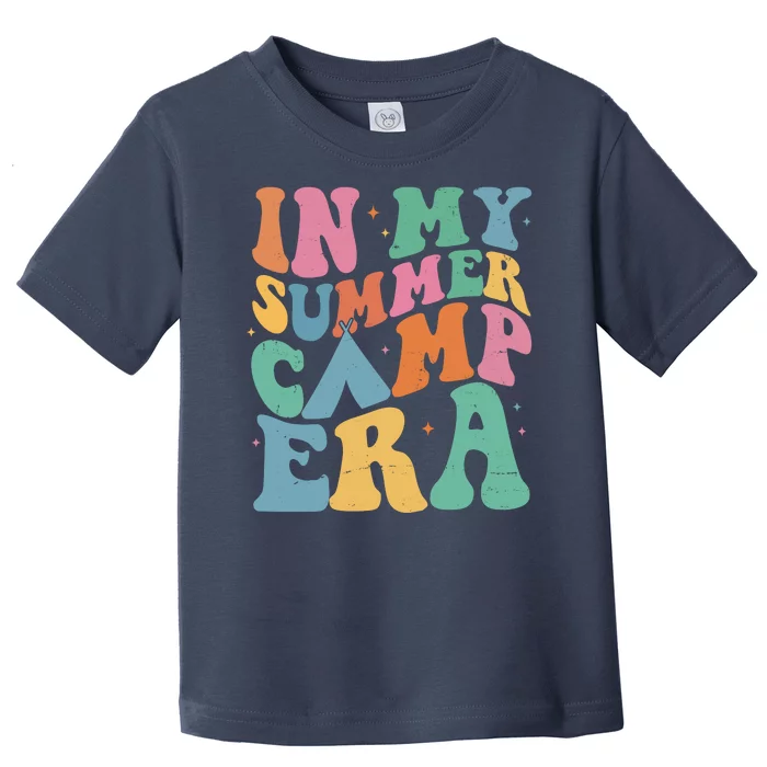 In My Summer Camp Era Retro Groovy Toddler T-Shirt