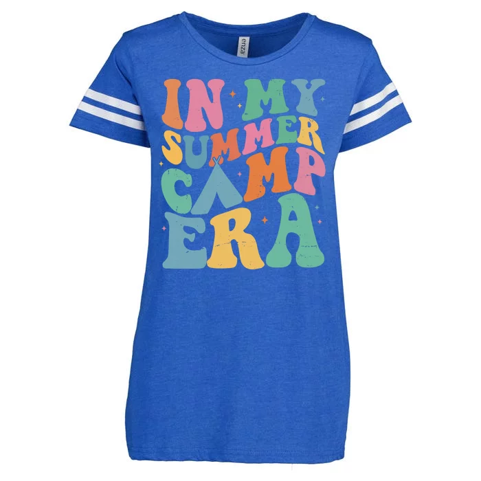 In My Summer Camp Era Retro Groovy Enza Ladies Jersey Football T-Shirt